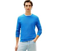 Tommy Hilfiger Men's Essential Structure Crew Neck MW0MW36347 Pullover Sweater, Blue, XXL