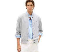 Tommy Hilfiger Men's Essential Terry Bomber Jacket MW0MW42470, GREY, L