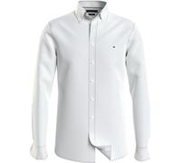 Tommy Hilfiger Men's Flex Mini Print Sf Shirt Mw0mw33762 L/S Shirt, Green (Optic White/Olympic Green), XL