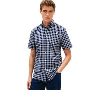Tommy Hilfiger Men's Flex Poplin Check Ss Rf Shirt Mw0mw42437 S/S Shirt (Pack of 1)