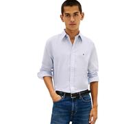 Tommy Hilfiger Men's Flex Poplin Fake Solid Rf Shirt Mw0mw41711 L/S Shirt (Pack of 1)
