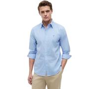 Tommy Hilfiger Men's Flex Poplin Gingham Shirt MW0MW43319 L/S Shirt, Blue (Blue Spell/Check), L
