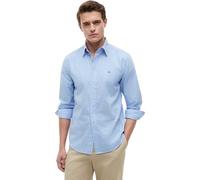 Tommy Hilfiger Men's Flex Poplin Gingham Shirt MW0MW43319 L/S Shirt, Blue (Blue Spell/Check), XL