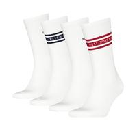 Tommy Hilfiger Mens Giftbox Sport Crew Sock, White, 9-11 UK