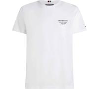 Tommy Hilfiger Men's Global Stripe Regular Fit Short Sleeve T-Shirt, White (White), S