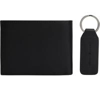 Tommy Hilfiger Men's GP ETON CC AND COIN PCKT KEYFOB AM0AM07931 Gift Pack, Black, One Size