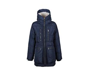 Tommy Hilfiger Men's Heavyweight Quilted Sherpa Hooded Parka, Navy, M