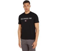 Tommy Hilfiger Men's Hilfiger 85 Tee Mw0mw34427 S/S T-Shirts, Black (Black), XS