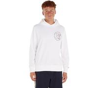 Tommy Hilfiger Men's HILFIGER H ROUNDEL HOODY White 3XL