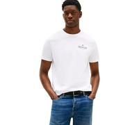 Tommy Hilfiger Men's Hilfiger Stack TEE MW0MW39355 S/S T-Shirt, White (White), XXL