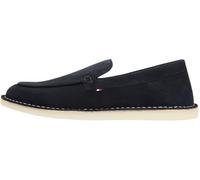 Tommy Hilfiger Men's Hilfiger Stitchdown Suede Loafer FM0FM05782 Loafers, Blue (Desert Sky), 10.5