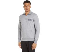 Tommy Hilfiger Men's HILFIGER TRACK GRAPHIC HALF ZIP Light Grey Heather M
