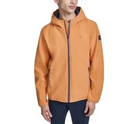 Tommy Hilfiger Men's Hooded Performance Soft Shell Jacket, Orange, XL