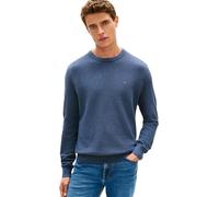 Tommy Hilfiger Men's Jumper Essential Structure Crew Neck Regular Fit, Purple (Aegean Sea), XL