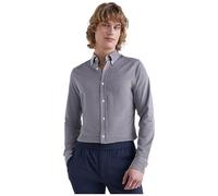 Tommy Hilfiger Men's Knitted Shirt Long-Sleeve, Blue (Carbon Navy), L