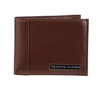 Tommy Hilfiger Men's Leather Cambridge Passcase Wallet with Removable Card Case,Brown,(Size: One Size)