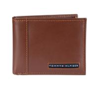 Tommy Hilfiger Men's Leather Cambridge Passcase Wallet with Removable Card Case,Tan, One Size