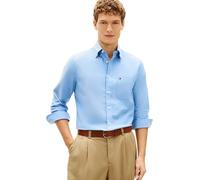 Tommy Hilfiger Men's Light Oxford Solid Sf Shirt Mw0mw42287 L/S Shirt (Pack of 1)