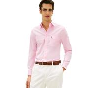 Tommy Hilfiger Men's Light Oxford Solid Sf Shirt Mw0mw42287 L/S Shirt (Pack of 1)