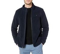 Tommy Hilfiger Men's Lightweight Polar Fleece Jacket, Navy, L