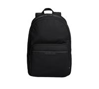 Tommy Hilfiger Men's Lightweight Repreve Backpack with Laptop Sleeve and Interior Pocket, Black, One Size, Lightweight Repreve backpack with laptop sleeve and inner pocket