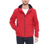 Tommy Hilfiger Men's Lightweight Water-Resistant Performance Soft Shell Jacket (Regular and Big & Tall, Red, 3XL