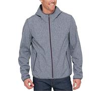 Tommy Hilfiger Men's Lightweight Water-Resistant Performance Soft Shell Jacket (Regular and Big & Tall(Windbreaker, Heather Grey, XXL