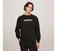 Tommy Hilfiger Mens Logo Track Top in Black Cotton - Size X-Large