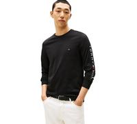 Tommy Hilfiger Men's Long Sleeve Cotton Graphic T-Shirts with Embroidered Logo Long Sleeve Cotton Graphic T-Shirts with Embroidered Logo (Pack of 1)