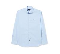 Tommy Hilfiger Men's Long Sleeve Shirt, Blue (Custom Color Light Blue), 42