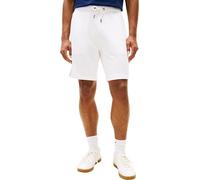 Tommy Hilfiger Men's Lounge Shorts Global Stripe Sweat Shorts, White (White), M