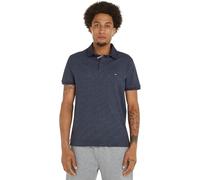 Tommy Hilfiger Men's Micro Print Slim Polo Mw0mw30775 S/S Polos, Blue (Desert Sky), S