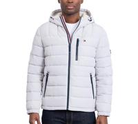 Tommy Hilfiger Men's Midweight Sherpa Lined Hooded Water Resistant Puffer Jacket Coat