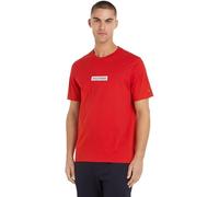 Tommy Hilfiger Men's Monotype Box Tee Mw0mw34373 S/S T-Shirts, Red (Primary Red), XS