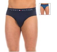 Tommy Hilfiger Mens Pack-2 Slips breathable fabric and anatomical front 1U87905064 man - Blue - Size Small