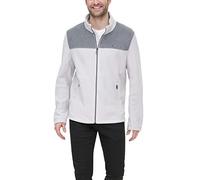 Tommy Hilfiger Men's Polar Fleece Jacket, Light Grey/Ice, XL UK