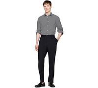 Tommy Hilfiger Men's Poplin Print Shirt with Button Placket, Multicolor (Desert Sky/Optic White), XXL