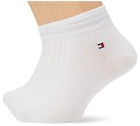 Tommy Hilfiger Men's Quarter 6 Pack Ecom, White, 043
