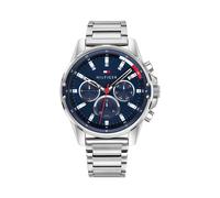 Tommy Hilfiger Men's Quartz Stainless Steel and Bracelet Sporty Watch Color: Silver (Model: 1791788)