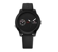 Tommy Hilfiger Mens Quartz Watch, Analogue Classic Display and Silicone Strap 1791326