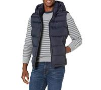 Tommy Hilfiger Men's Quilted Puffer Vest, Midnight Hoody, S