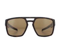 Tommy Hilfiger Men's Rectangle Matte Havana Brown Sunglasses Tommy Hilfiger Brown One Size