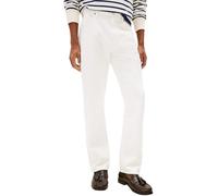 Tommy Hilfiger Men's Regular Fit Mercer Mid Rise Jeans, White (Off White), 34W/29L
