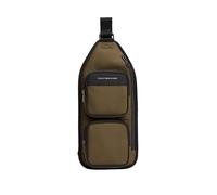 Tommy Hilfiger Men's Repreve Sling Crossbody Bag with Front Pockets and Adjustable Strap, Willow Green, One Size, Lightweight Repreve Sling Crossbody Bag With Front Pockets and Adjustable Strap