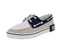 Tommy Hilfiger Men's Rice Sneaker, Grey/White/Navy, 10.5 UK