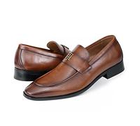 Tommy Hilfiger Men's Sawlin Loafer, Medium Brown 120, 8.5 UK