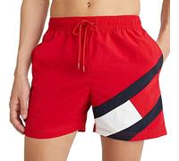 Tommy Hilfiger Colour Blocked Slim Fit Mid Length Swimming Shorts