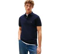 Tommy Hilfiger Men's Short Sleeve Polo Shirts in Regular Fit with Stretch and Organic Pique Cotton, Desert Sky Solid, S