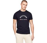 Tommy Hilfiger Men's Short Sleeve Round Neck T-Shirt, Blue (Desert Sky), XS