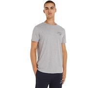 Tommy Hilfiger Men's Short Sleeve Round Neck T-Shirt, Grey (Light Grey Heather), XL